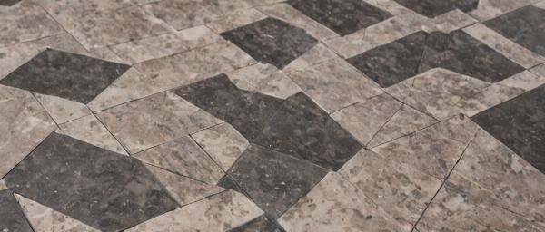 Vinyl tile flooring installation for commercial space
